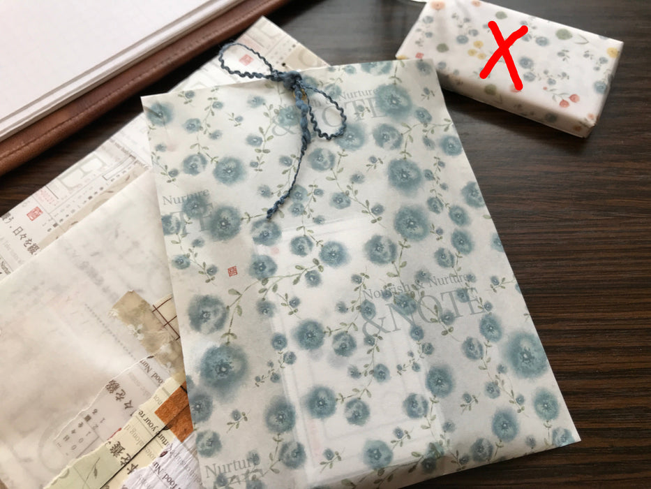 Blue Flower Note Set