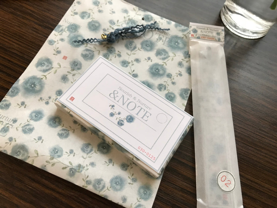 Blue Flower Note Set