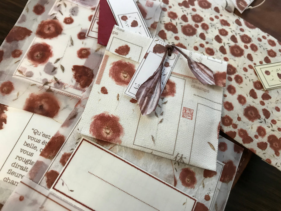 Crimson Paper Set